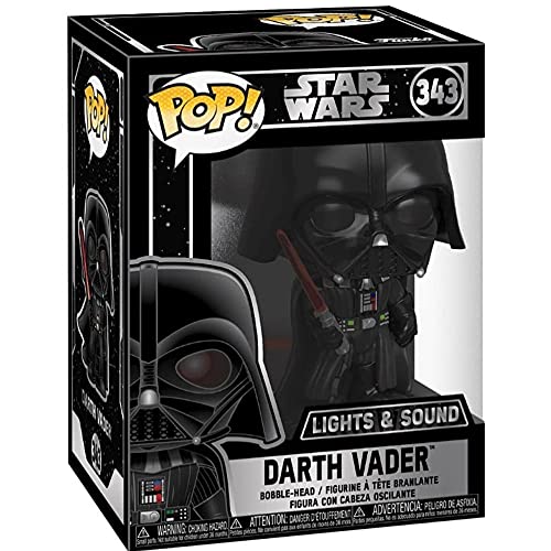 POP! STAR WARS - DARTH VADER COM ILUMINACAO E SOM #343 – FUNKO