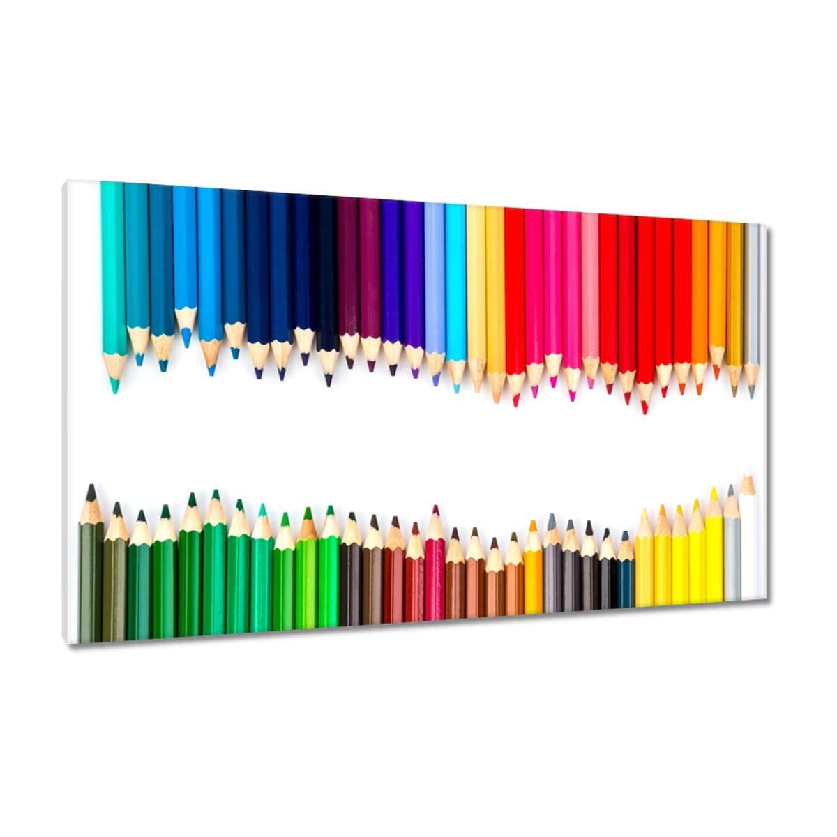 Peinture imprimée sur toile Décoration murale 120 x 70 cm Thème pour une salle de classe de maternelle N° H8169M_PC1EN