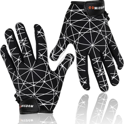 LynsaTac Youth Football Gloves Kids Silicone Grip Receiver Gloves for Kids Youth Football Gloves for Improved Ball Control - Enhance The Sport Experience - Thumbnail 2