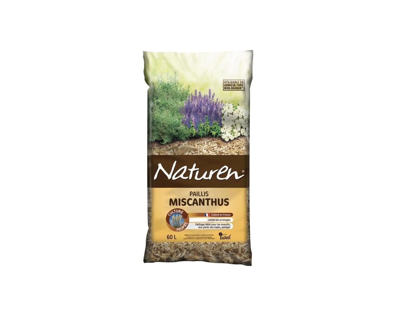 NATUREN Miscanthus Mulch 60L
