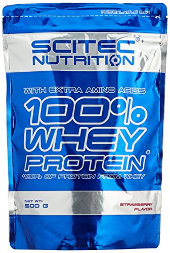 Preisvergleich Produktbild Scitec Nutrition Protein Whey Protein, Erdbeere, 500g