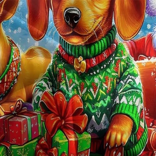 Noël Parure de Lit Microfibre Sans Repassage et Zip Caché 135x200