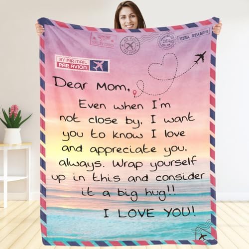 Warmstorey Gift for Mom Blanket from Daughter Son