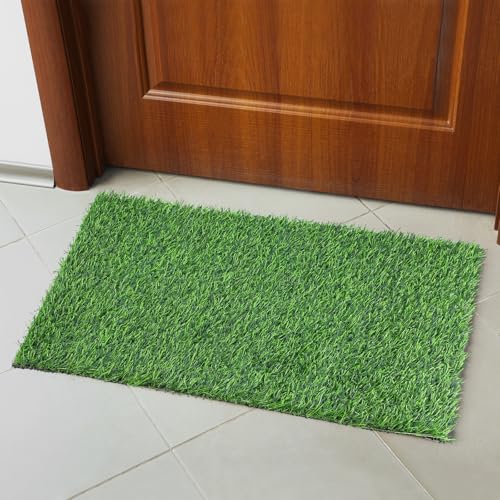 Felpudo de césped artificial para decorar la terraza y entrada de casa 3