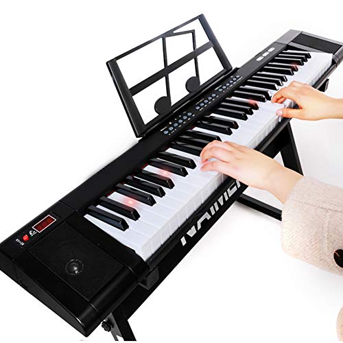 Cocoarm Digital Keyboard Tragbares Standard 61 Tasten Digitales E-Piano Elektronisches Keyboard Musikinstrument mit Aufnahme- und Wiedergabefunktion