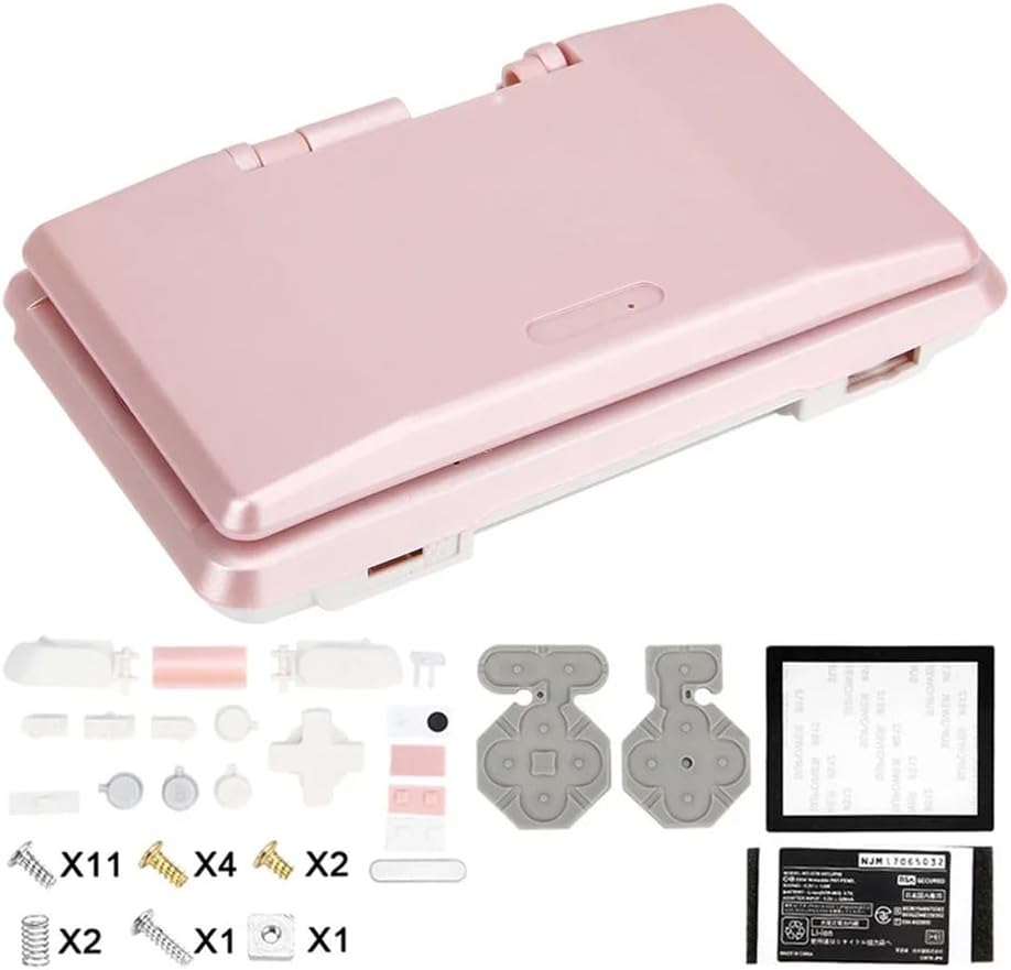 Replacement Full Housing Shell Case Kit Cover for Nintend DS NDS Game Console Repair Parts (Blue)