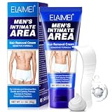 Hair Removal Cream For Men-Hair Removal Cream for Genitals-Intimate Painless Hair Remover For Sensitive Areas,pubic,Genitals,Underarms-With Gentle,Soft,Moisturising Formula 60ML (men)