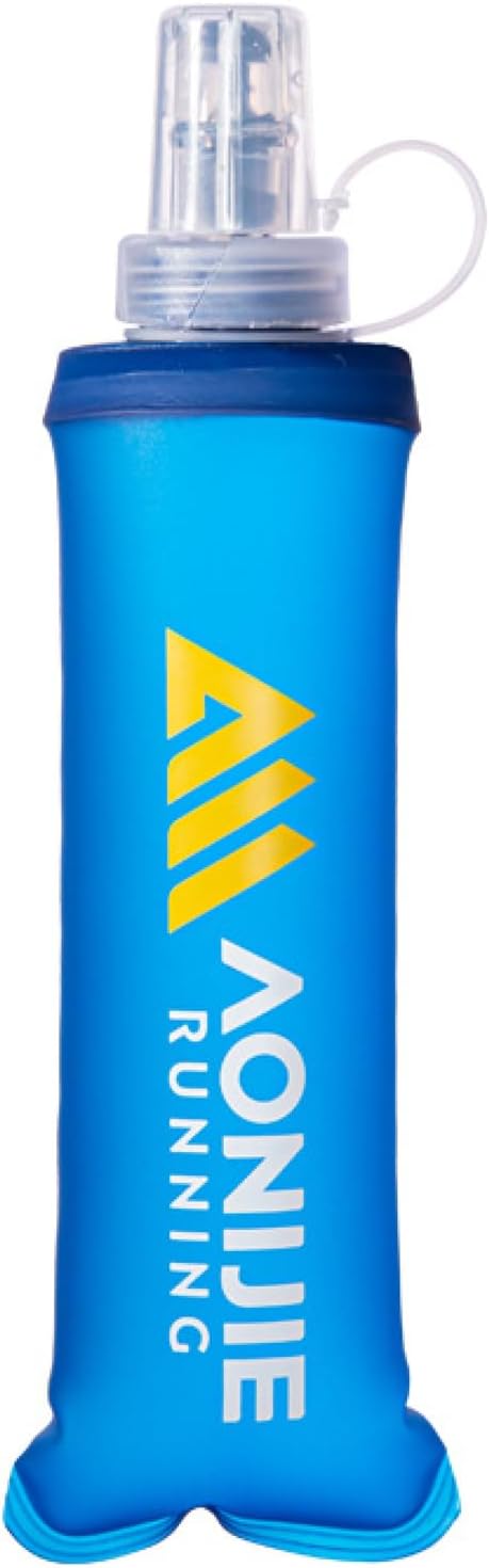TRIWONDER ランニング ボトル ソフト フラスク 水筒 折りたたみ マラソン 給水 ウォーターボトル スクイズ 登山 トレラン ハイドレーション Running Soft Bottle