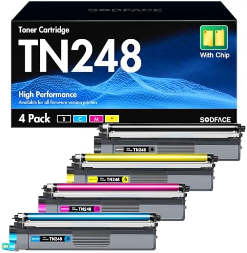 TN248 TN 248 TN248XL MFC-L3760CDW Kompatibel für Brother MFC-L3750CDW Toner | Kompatibel für Brother MFC-L3750CDW DCP-L3560CDW HL-L3240CDW MFC-L3740CDWE DCP-L3560CDW (Schwarz, Mage