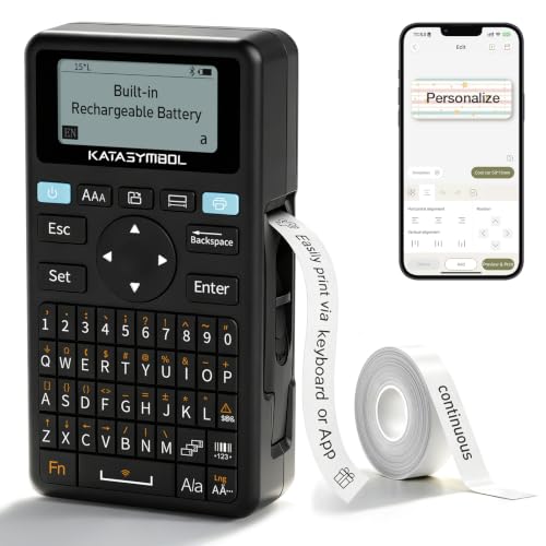 Image of SUPVAN E11 Keyboard & Bluetooth Label Maker Machine