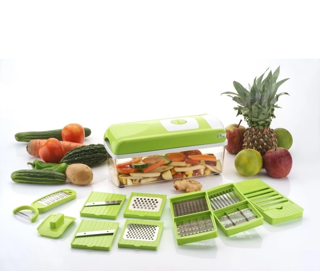Well Set 13 in 1 Multipurpose Chopper, Fruits & Vegetable Cutters ...