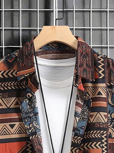 Image of POSHAX Men Shirt|| Shirt for Men|| Casual Shirt for Men (Geomatric)