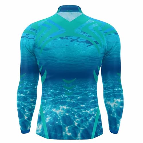Camisa pesca proteção solar uv fator 50 em varias estampas Camiseta de pescaria camuflada e de peixe