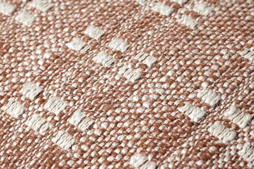Image of Loloi Magnolia Home Bryn Rust 22'' x 22'' Cover w /Down Pillow