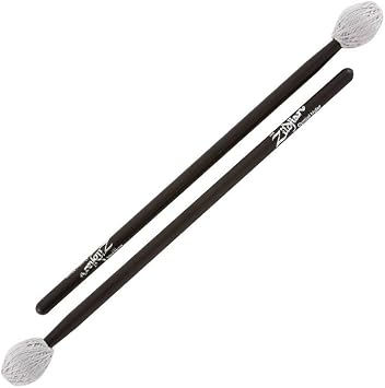 Avedis Zildjian Company Cymbal Mallets, Black | cushioned heads for smooth swells, ideal for orchestral and concert band use, comfortable grip handles, crescendo control