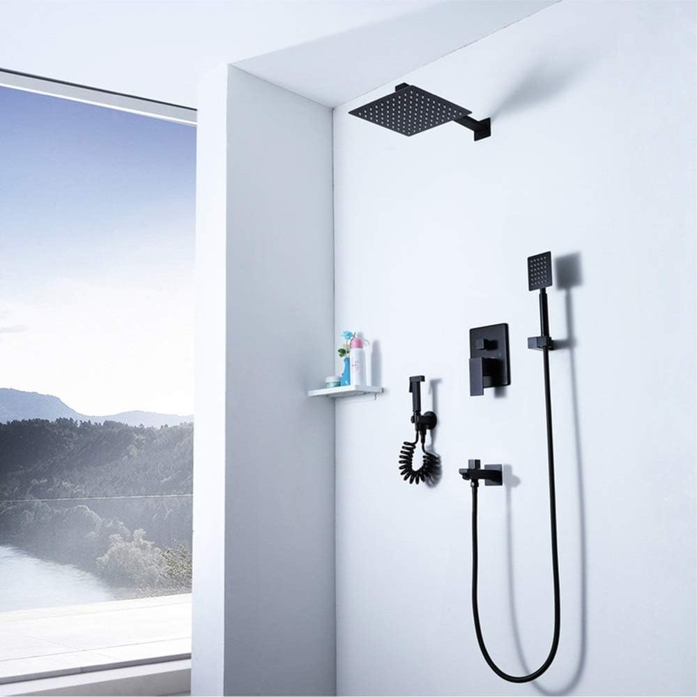 Shower Head Black Shower Set Thermostatic Bidet Booster Shower Shower Shower Head Shower