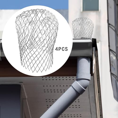Protector de bajante de canalón en aluminio duradero con ajuste manual 6