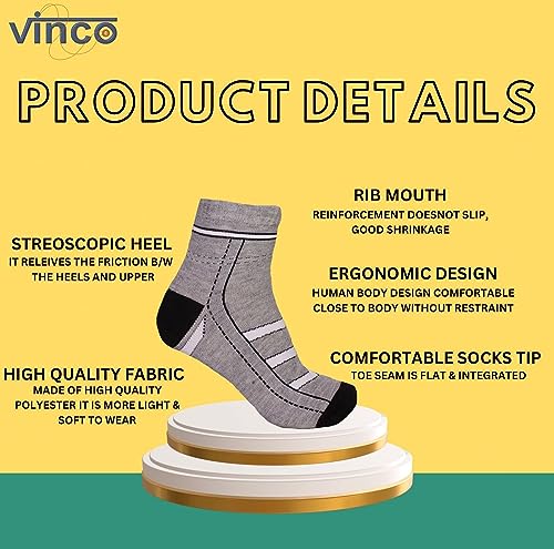 Image of Ankle socks,Comfort Fit Lightweight -No Show Sock Low-Cut Athletic Men Women Cotton Socks