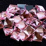 PENVEAT Glas 100 Stücke/Los 10 mm quadratische Steine Flatback Kristalle Rhinestones Nähen Perlen Dekoration Brautkleid Taschen 15