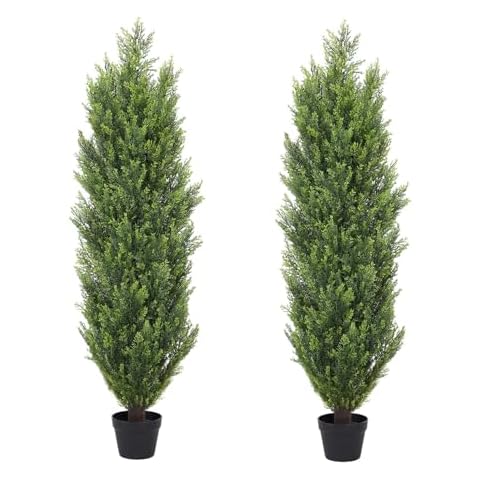 THE BLOOM TIMES Arbres topiaires artificiels 1,2 m Cover