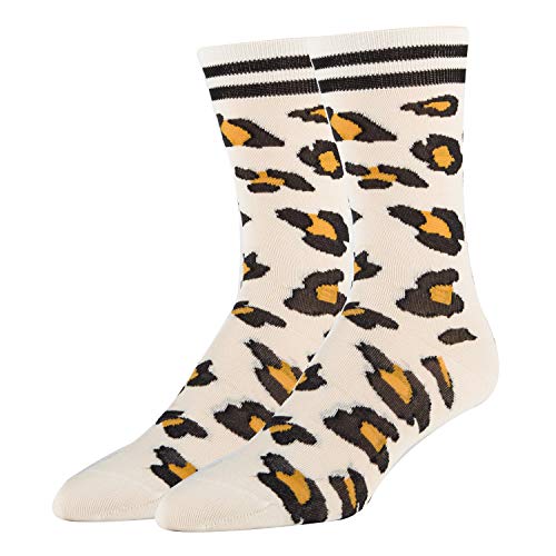 Men's Casual Dress Socks, Funny Office Crew Cotton Socks (Wild Call)