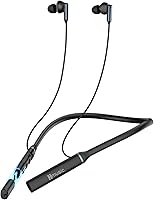 Vista 1 de Hmusic Auriculares inalámbricos A3 OTG con banda para el cuello, Bluetooth 5.4, 35 horas de reproducción, controlador de 0.472 in, 3 modos