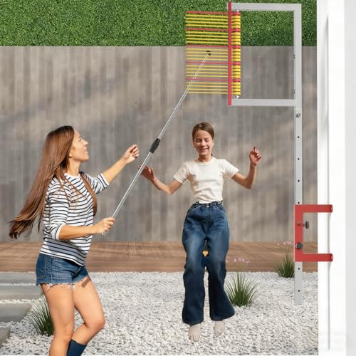 Image of Vertical Jump Measurement Tool, Wall Mounted Vertical Jump Tester 27.5-47 Inches, 2.29-4 ft Adjustable Height Vertical Jump Trainer, Vertical Height Jump Measure Device Outdoor Use