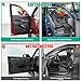 EZTIME Car Window Shades, 2 Pack Magnetic Half Blackout & Half See-Through Car Sun Shade Side Window, Front Window Shade Block Heat UV Rays Glare for Driver Passenger