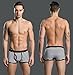 CHUNG Men's X-temp Cotton Boxer Brief Underwear Fashion Stripe Assorted Pack of 5, XL