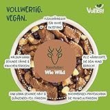 VUTTER Nassfutter Wie Wild, 12x400 g: Hundefutter Vegan - Alleinfutter für Hunde - Fleischähnlich für hohe Akzeptanz - Sojaprotein für Muskeln, Zink für Haut & Fell, Kalzium für Zähne & Knochen