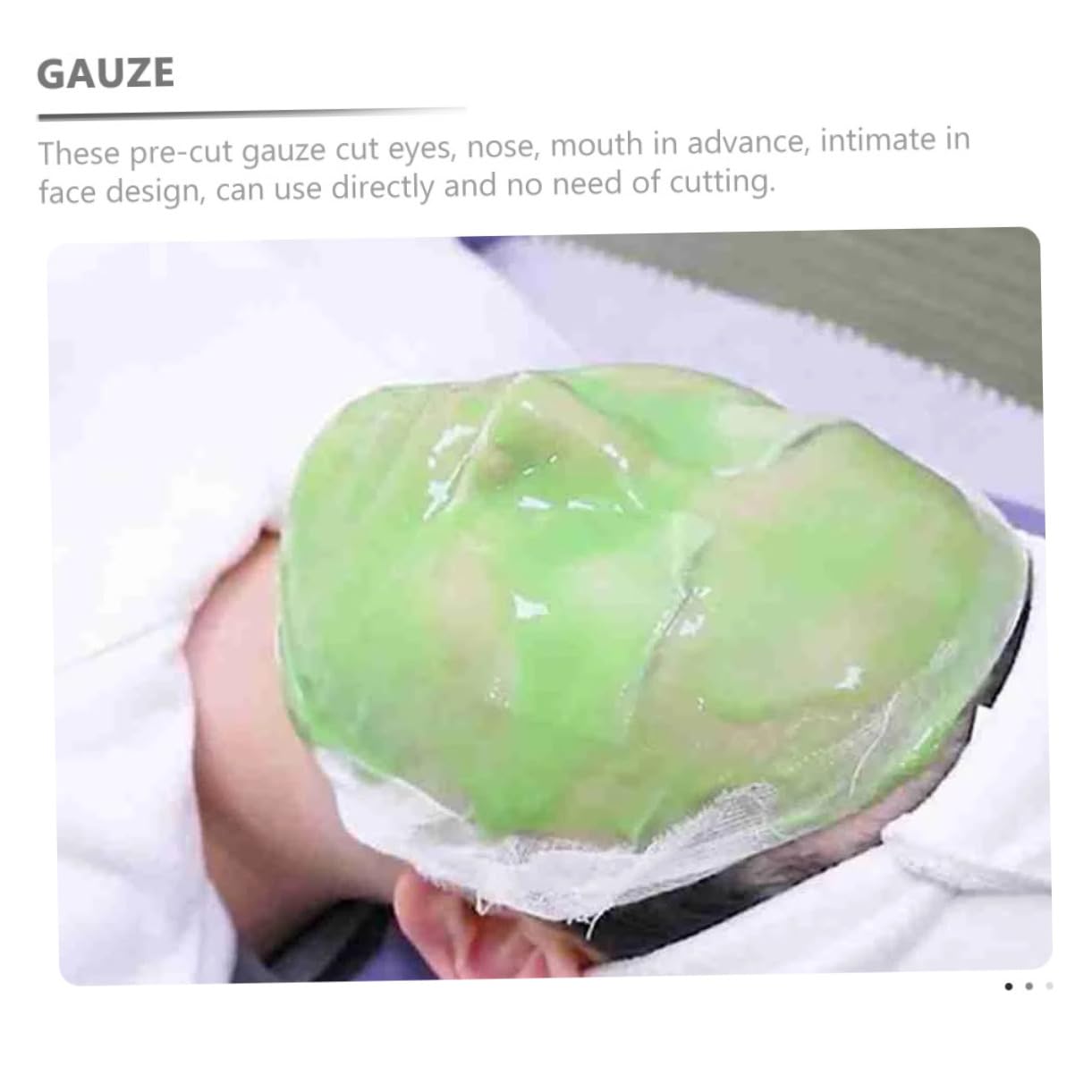 FRCOLOR 400stücke Vorgeschnittene Gesichtsmaske Für Schönheitsanwendungen Für -tuchmasken Und Hautpflege Und Hautfreundlich