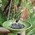 30" H*12.4" W Solar Fountain Hanging Bird Bath, Metal Bird Bath Bubbler, Outdoor Bird Bath Bowl, for Outdoors Garden Patio Decor.