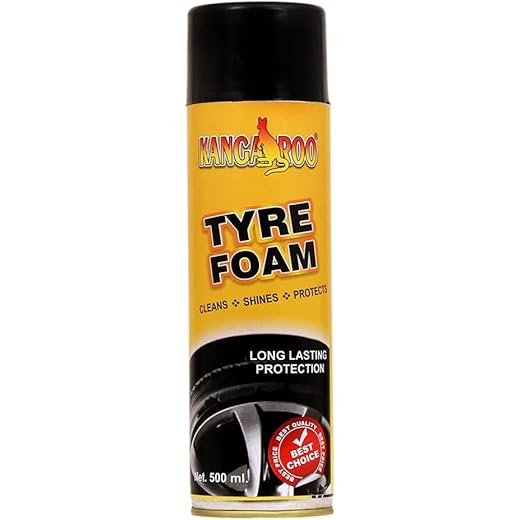 Kangaroo Tyre Foam Extreme Shine 500ML
