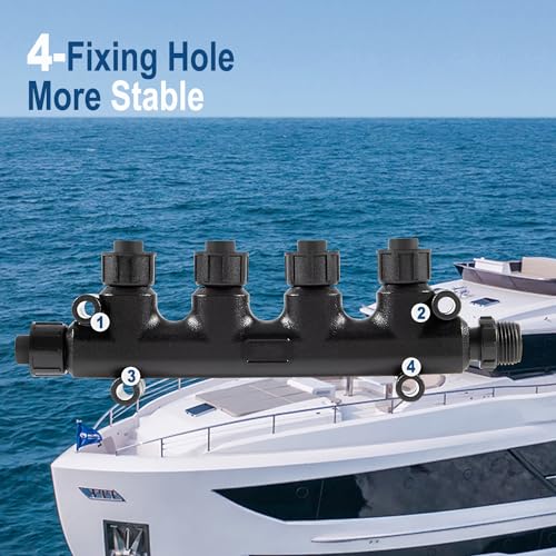 Image of MEA 2000 (N2k) 4-Port MultiPort (Tee) T-Connector for Garmin Lowrance Simrad & Navico & B&G Networks IP67 Waterproof