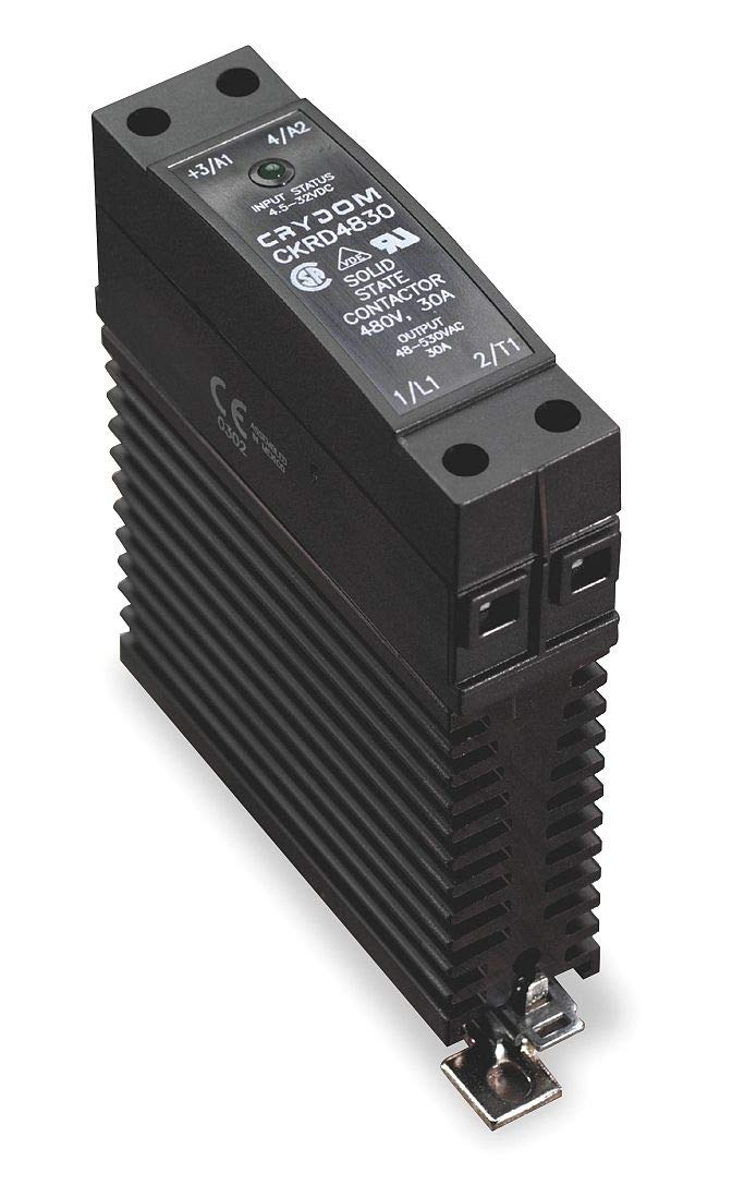 CRYDOM CKRD2420 SSR, DIN RAIL MOUNT, SPST-NO. 280VAC, 32VDC, 20A