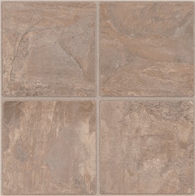 ARMSTRONG WORLD INDUSTRIES 24495 Chiseled Cliff Stone 6" Paver 1.65mm (0.065")/45 Sq. Ft. Per Case Peel N' Stick Tile, 12" x 12"