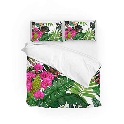 Juego de funda de edredón y fundas de almohada de matrimonio ultrasuave 2