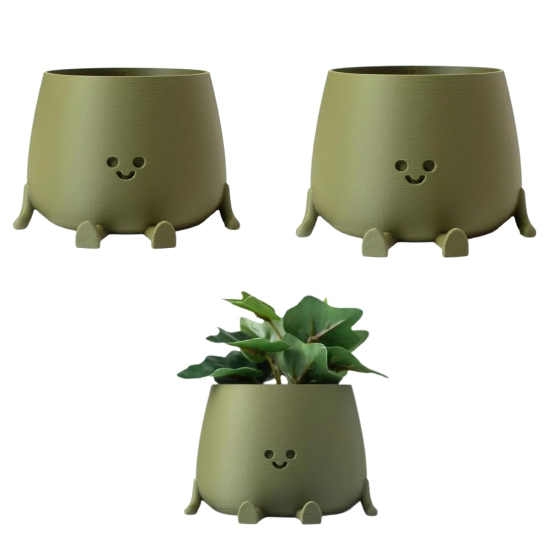 See full amazon price history chart for Wishbot Three Green Setting Happy Face Planter Pots for Decor Home, Garden and Office Cut Smiley Pot Uniqe Follow Vase Like Ceramic Pots for Plants(Size 5Inch) Wishbot Three Green Setting Happy Face Planter Pots for Decor Home, Garden and Office Cut Smiley Pot Uniqe Follow Vase Like Ceramic Pots for Plants(Size 5Inch) (B0DCSVL16Z) Amazon Price History, Amazon Price Tracker
