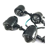 Amazon | CustomDivine 砲弾型 12V ブレット ウインカー 4個セット