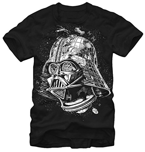 T-shirt Star Wars Darth Star pour homme noir taille XL
