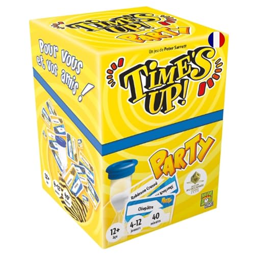 Time's UP! : Party - Version Jaune - Jeu de Société d'Ambiance et de Rapidité - Devinez Les Mots - Jeu de Cartes Familial dès 12 Ans - As d'or - 4 à 12...