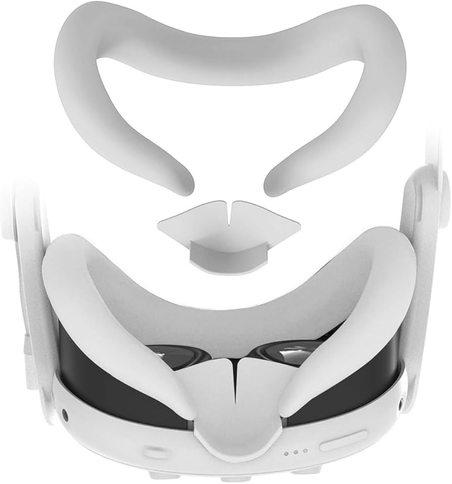 Amazon | [YAJOJO] Meta Quest 3 対応 シリコーン洗える交換用 VR