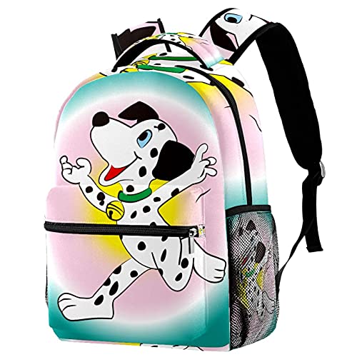 Sac à dos voyage enfant à pois avec pochette bouteille latérale pratique