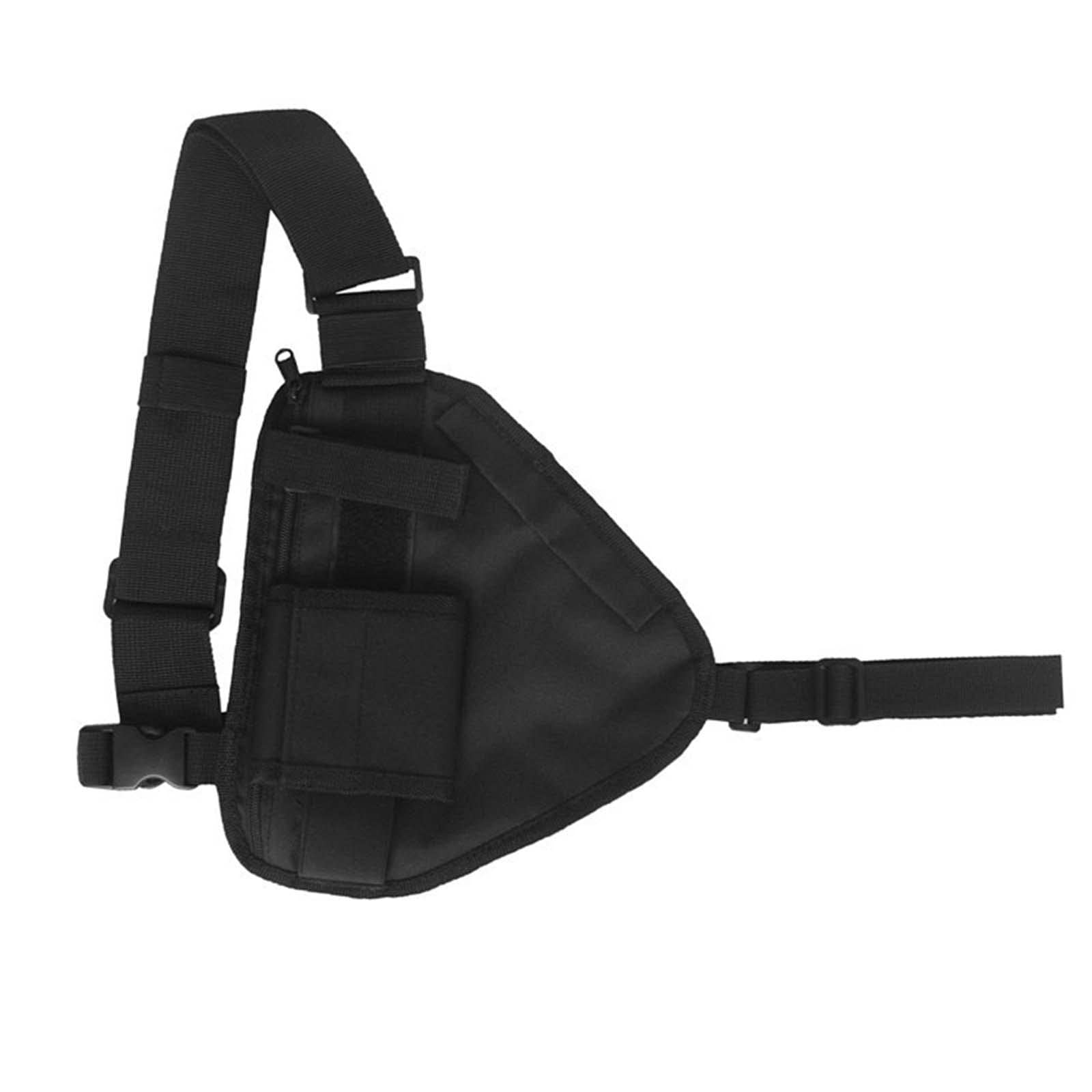 CALANDIS Radio Pouch Adjustable Shoulder Strap Durable Unisex Chest Rig Pack-picture-26