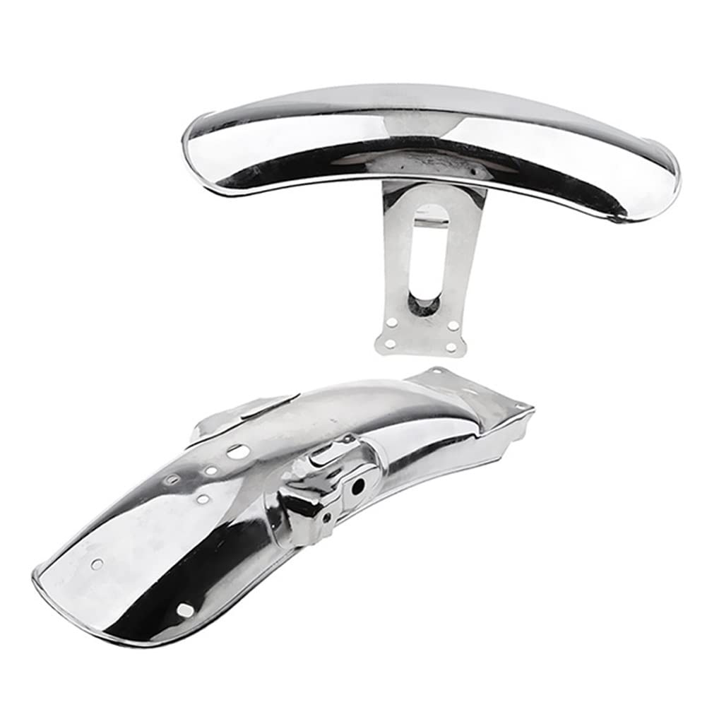 Motorfiets spatbord Voor CG125 Voor GN125 Universele Motorfiets Voorwiel Spatbord Retro Zwart Chrome Band Positie Spatbord Splash Guard voorspatbord (Color : Zwart, Grootte : Voorkant Motorfiets spatbord Voor CG125 Voor GN125 Universele Motorfiets Voorwiel Spatbord Retro Zwart Chrome Band Positie Spatbord Splash Guard voorspatbord (Color : Zwart, Grootte : Voorkant