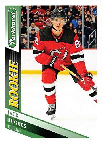 2019-20 Upper Deck Parkhurst Jack Hughes Rookie Card Devils