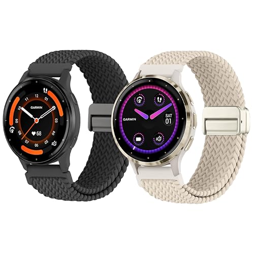 LeyuBand 18mmiCCoh 2{pbN Garmin Venu 3S/Venu 2S/Vivoactive 4S/Vivomove 3S/Forerunner 265S/Forerunner 255SΉ jp