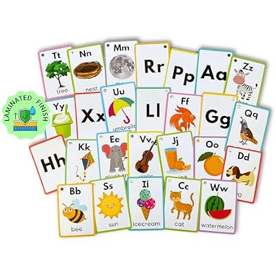 English Alphabets Flash Cards (Animated Images)
