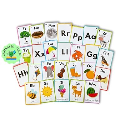 English Alphabets Flash Cards (Animated Images)