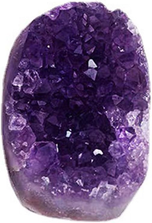Amethyst Cluster Purple Amethyst Crystal Geode Crystals and Stones Home and Office Desktop Ornaments,100~150g